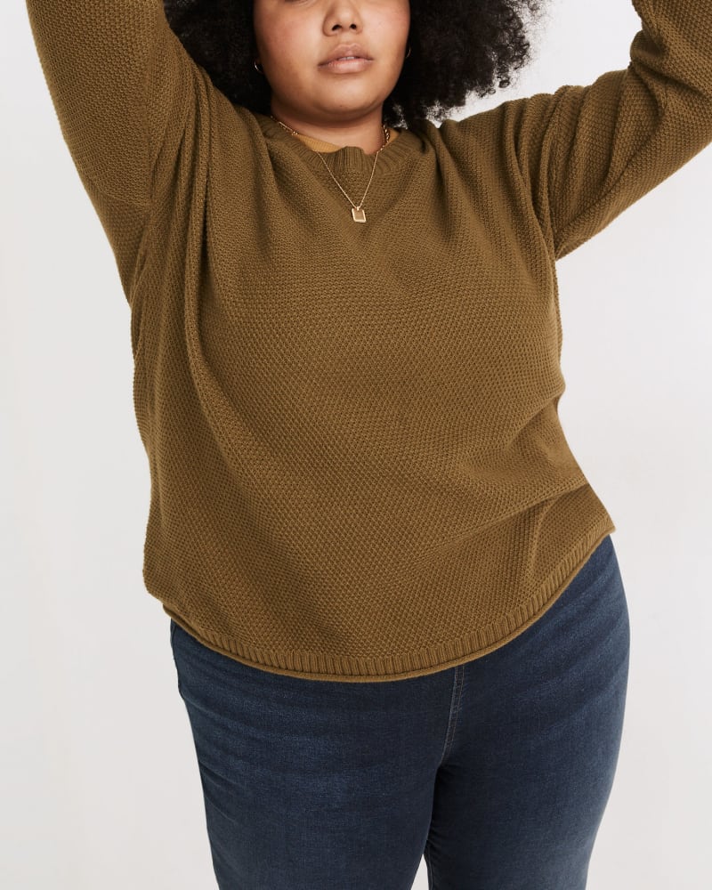 Plus size model wearing Seagrove Pullover Sweater by Madewell | Dia&Co | dia_product_style_image_id:168061
